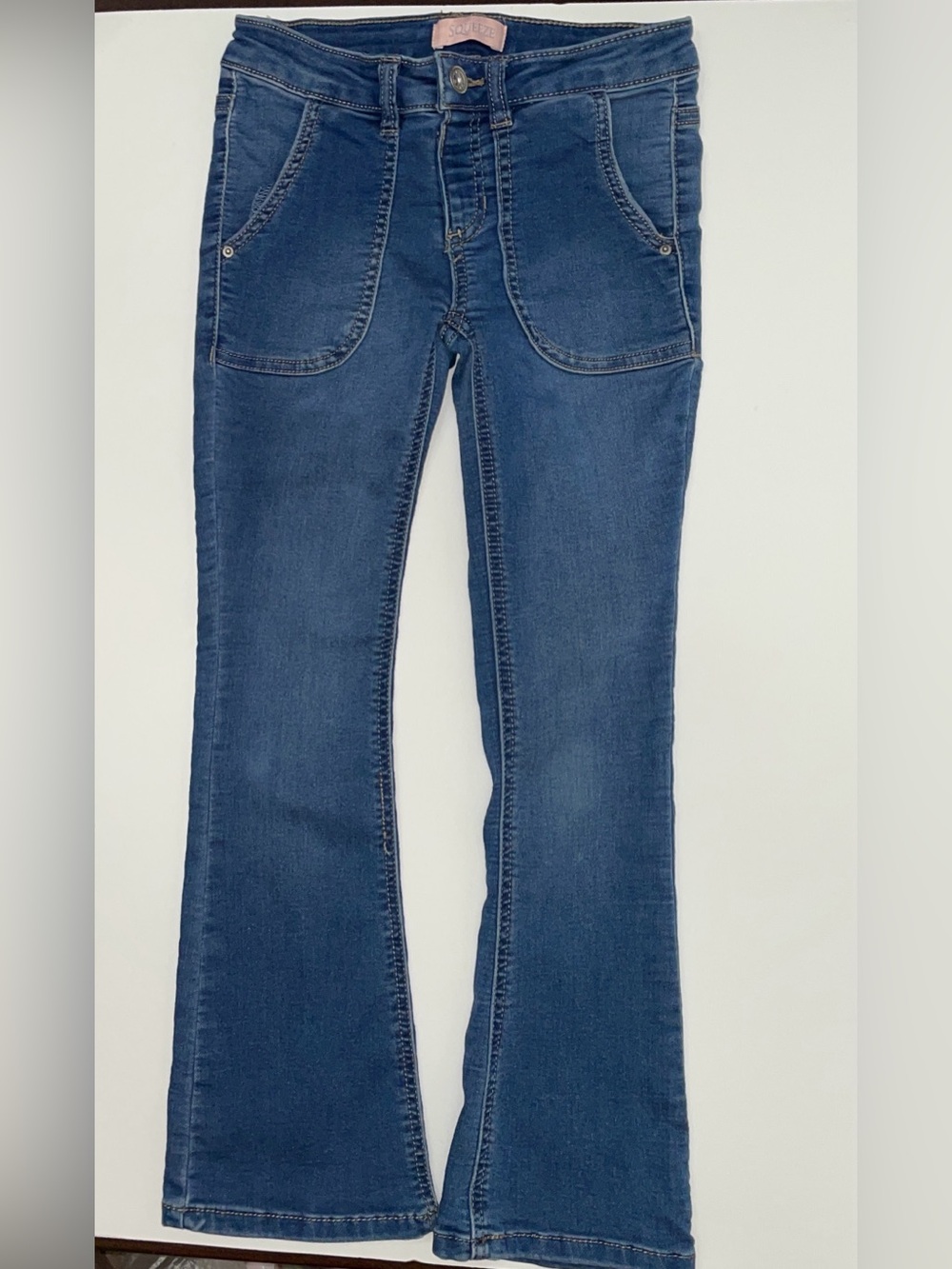 Squeeze Girls Blue Stretch Flare Jeans